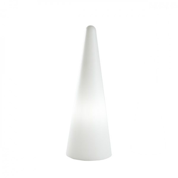 Lampada da terra Cono bianco