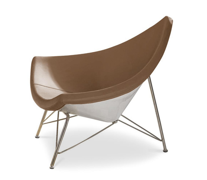 Sedia Bauhaus Avocado In Pelle Creastore marrone