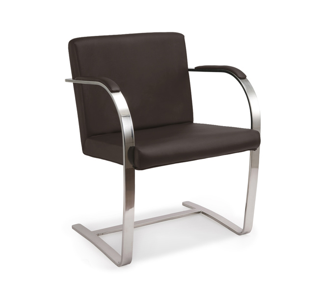 Poltroncina Bauhaus Alphabet marrone scuro