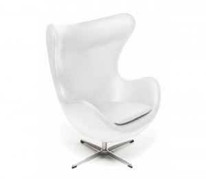 egg chair in pelle