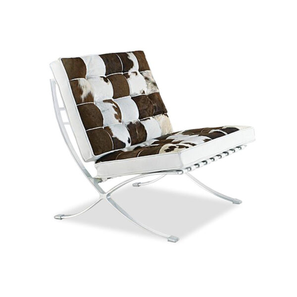 Sedia bauhaus Barcelona Con Poggiapiedi