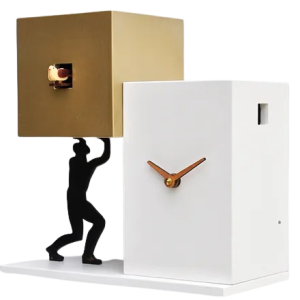 Orologio con cucù Silhouette Il Ladro di Pirondini